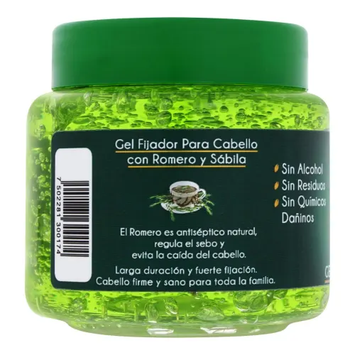 Comprar Gel para cabello árbol verde de romero 250 gr.