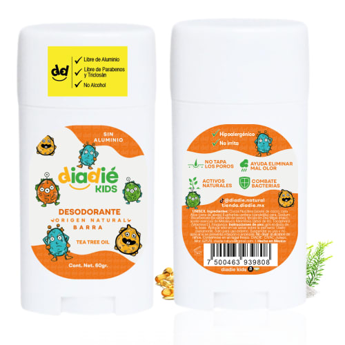 Diadié Kids Pack De 2 Desodorantes En Barra Para Niños Con 60 G