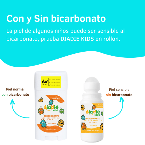 Diadié Kids Pack De 2 Desodorantes En Barra Para Niños Con 60 G