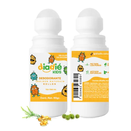 Diadié Kids Pack De 2 Desodorantes Roll On Para Niños Con 60 G
