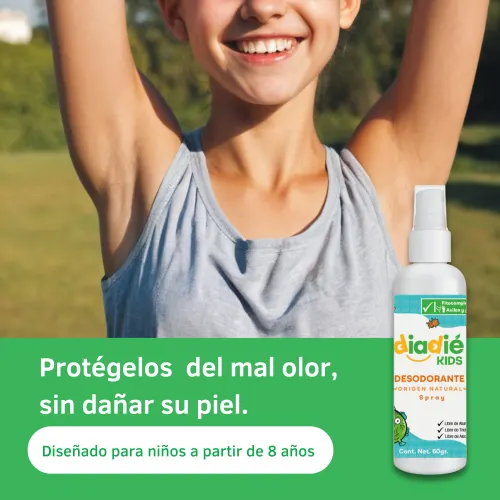 Diadié Kids Pack De 2 Desodorantes En Spray Para Niños Con 60 G