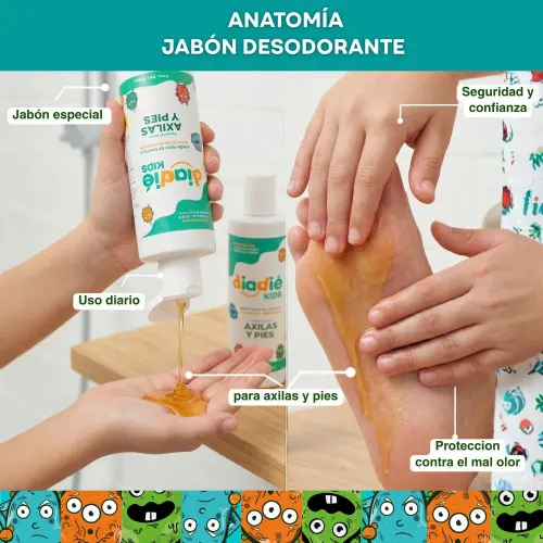 Diadié Jabón Líquido 2 Pack con castilla y aceites esenciales 60 g