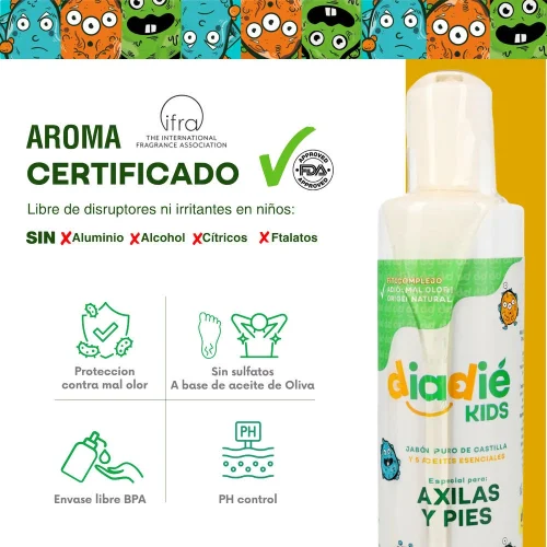 Diadié Jabón Líquido 2 Pack con castilla y aceites esenciales 60 g