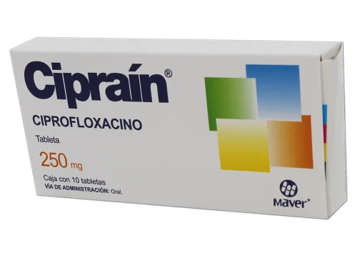 Comprar Ciprain 250 Mg Con 10 Tabletas