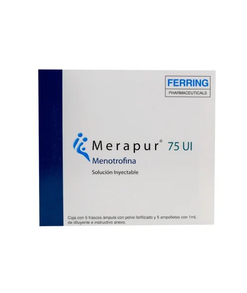 Comprar Merapur 75 Ui Solución Inyectable Con 5 Frascos Ámpula De 1 Ml