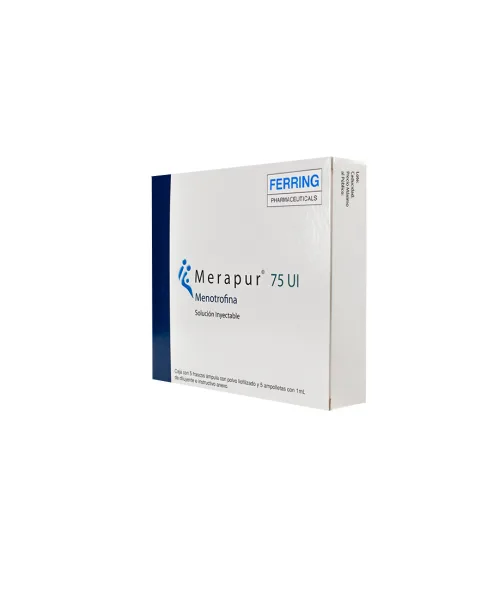 Comprar Merapur 75 Ui Solución Inyectable Con 5 Frascos Ámpula De 1 Ml