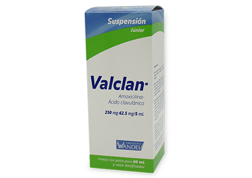 Comprar Valclan 250/62.5 Mg Suspensión Oral Con 60 Ml