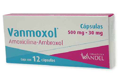 Comprar Vanmoxol 500/30Mg Con 12 Cápsulas 