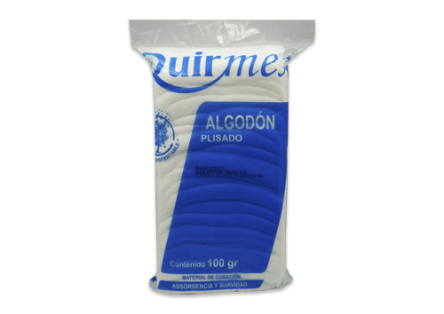 Algodón plisado 1 bolsa 100 g precio