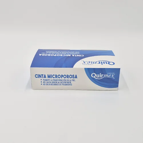 Cinta Microporosa Blanca 2.5 Cm X 10 M Con 12 Piezas