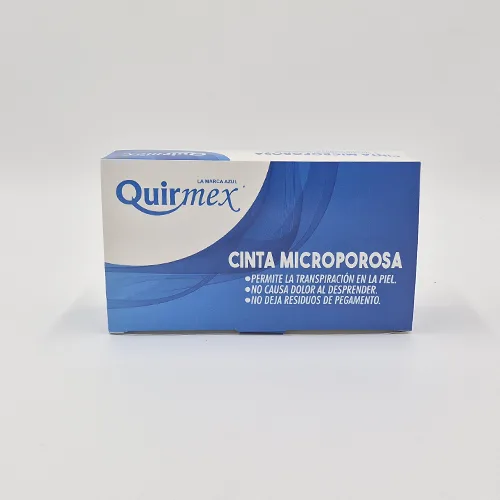 Cinta Microporosa Blanca 2.5 Cm X 10 M Con 12 Piezas