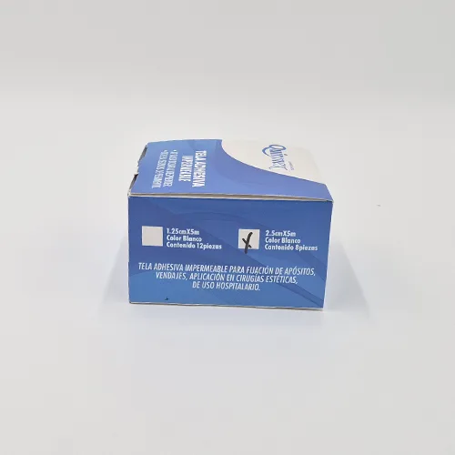 Tela Adhesiva 2.5 Cm X 5 M Con 8 Piezas