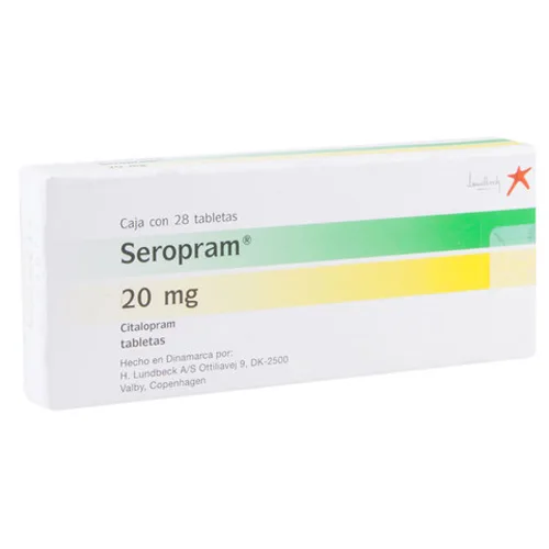 Comprar Seropram 20 Mg Con 28 Tabletas