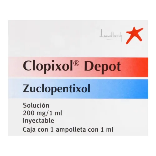 Comprar Clopixol Depot 200 Mg Solución Inyectable Con 1 Ampolleta