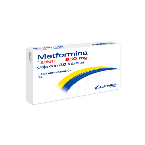 Comprar Metformina 850 Mg Con 30 Tabletas