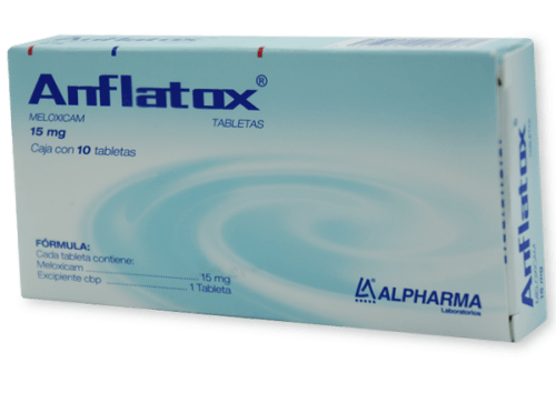 Comprar Anflatox 15 Mg Con 10 Tabletas