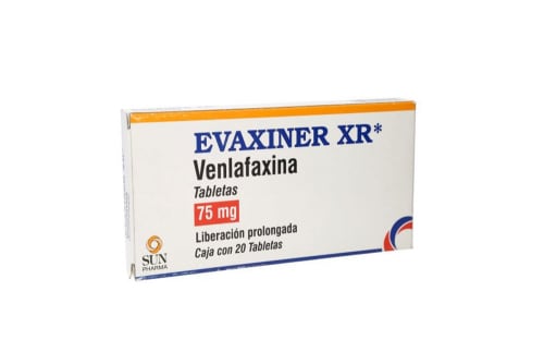 Comprar Evaxiner Xr 75 Mg Con 20 Tabletas