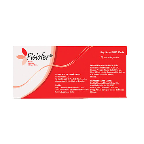 Fisiofer 40 Mg Solución Con 10 Frascos Monodosis