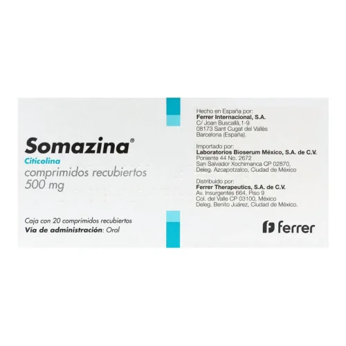 Comprar Somazina 500 Mg Con 20 Comprimidos