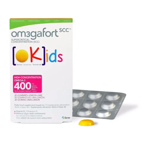 Comprar Om3Gafort Okids Suplemento Alimenticio Con 30 Gomas Sabor Lima Limón