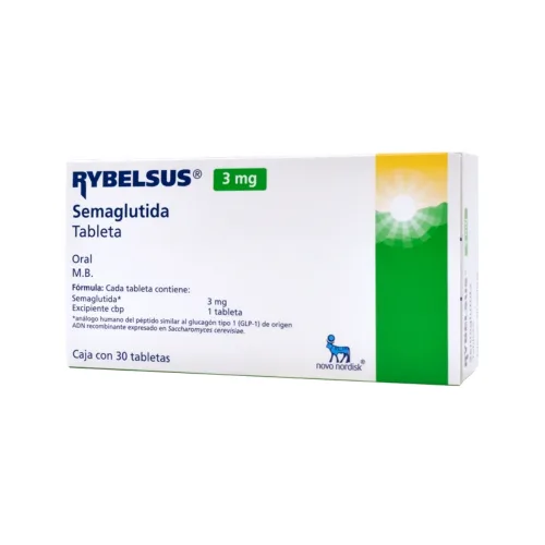 Semaglutida (Rybelsus) 3 Mg Con 30 Tabletas