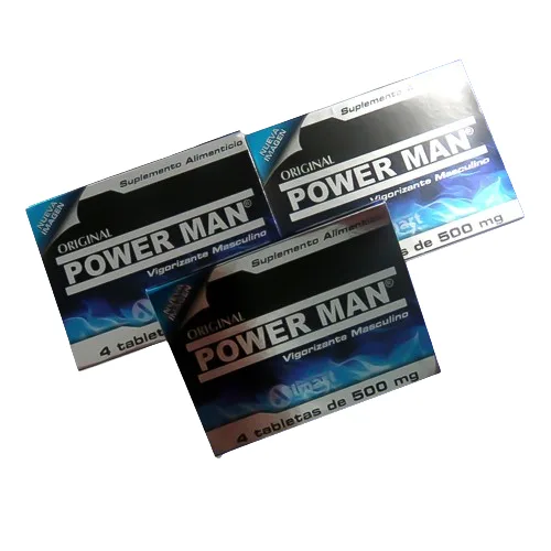 Comprar Power Man Vigorizante Masculino 3 Carteras De 4 Tabletas
