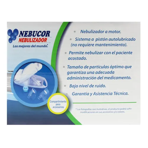 Comprar Nebucor Nebulizador Modelo P-102 Con 1 Pieza