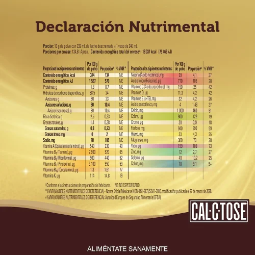 Cal-C-Tose Lata con 1750 g