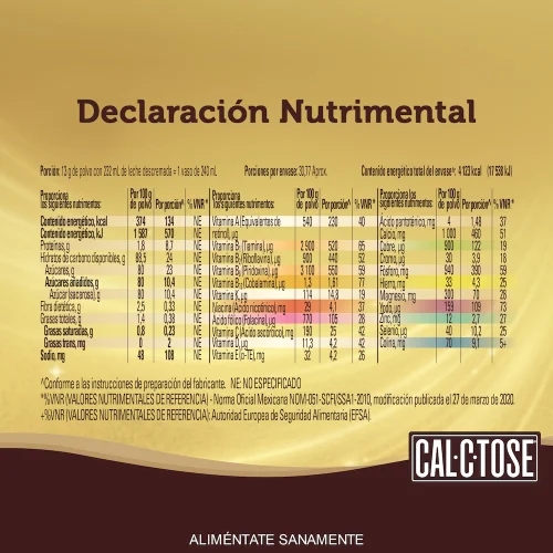 Cal-C-Tose Lata con 400 g