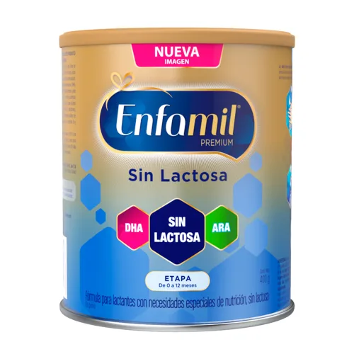 Enfamil Sin Lactosa Fórmula Infantil De 0 A 12 Meses 400 G