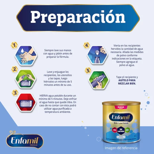 Fórmula para lactantes Enfamil confort premium 0 a 12 meses 400 g