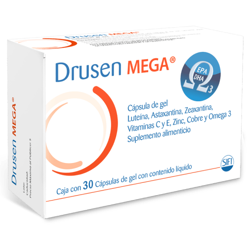 Drusen Mega con 30 Cápsulas de Gel
