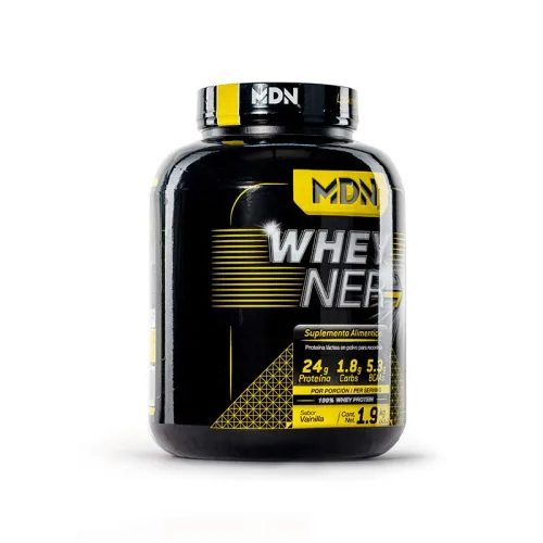 Comprar Mdn Whey Ner Suplemento Alimenticio Proteína Sabor Vainilla Con 1.97 Kg Polvo