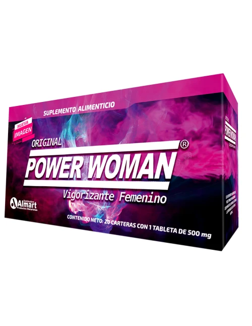 Power Woman Vigorizante Femenino Con 20 Carteras Con 1 Tableta