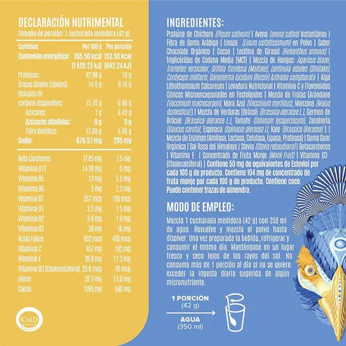 BIRDMAN PEACOCK COCO VAINILLA CON 882 G