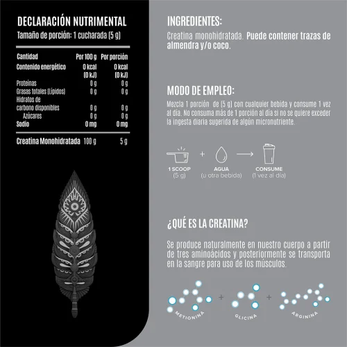 Birdman Creatina Monohidratada con 450 g