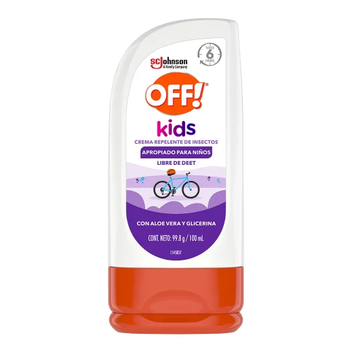Off Kids Repelente Crema Con 100 Ml