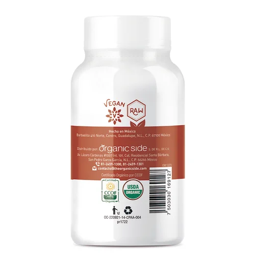 Organic Side Vinagre de Manzana con 60 Cápsulas