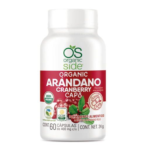 Comprar Organic Side Arándano Suplemento Alimenticio 60 Cápsulas