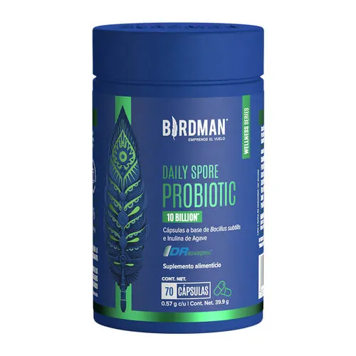 Birdman Daily Probiotics Con 70 Cápsulas