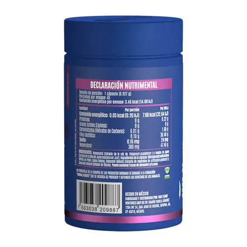 Birdman Resveratrol Con 45 Cápsulas