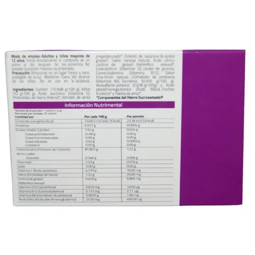 Sucrosom Fol con 20 Sobres