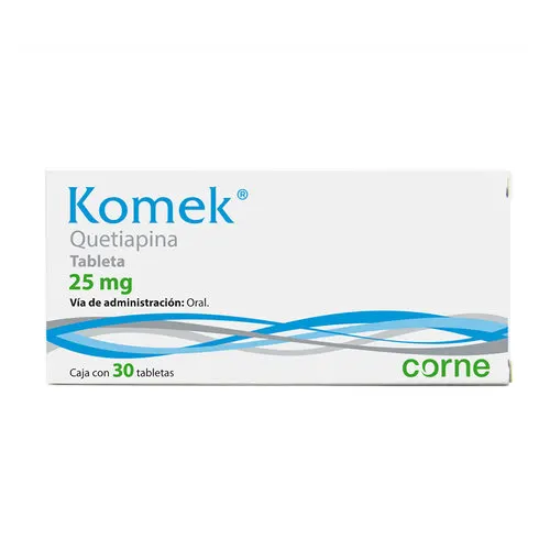 Komek 25 Mg Con 30 Tabletas