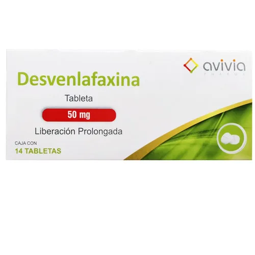 Desvenlafaxina 50 Mg Con 14 Tabletas De Liberación Prolongada