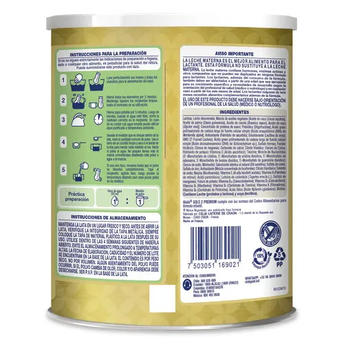 Alula Gold Fórmula Infantil Etapa 2 De 6 A 12 Meses Con 400 G