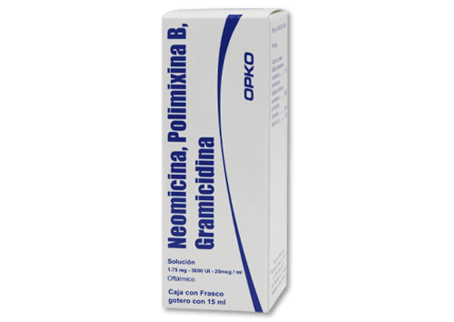 Comprar Neomicina, Polimixina B, Gramicidina 1.75 Mg/5000 Ui/25 Mcg Solución Oftálmica Gotas 15 Ml