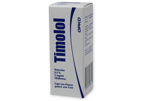 Timolol 5 Mg Con 5 Ml De Solución