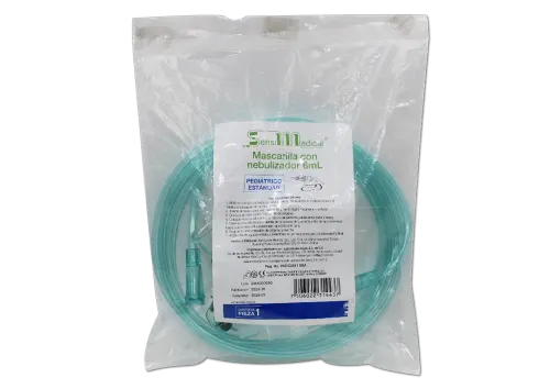 Mascarilla con micronebuli pediátrico 1 cja 1 pza precio