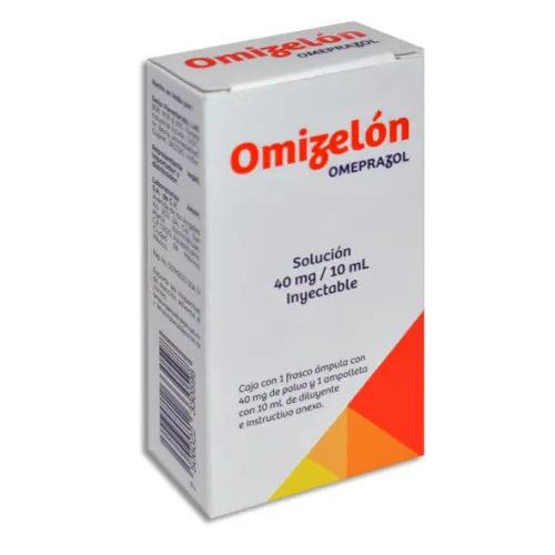 Omizelón Omeprazol 40 Mg / 10 Ml Solución Con Inyectable
