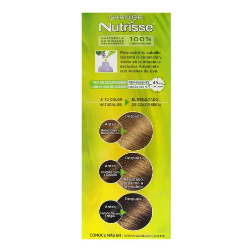 Comprar Nutrisse Tinte En Crema Tono Vainilla Silvia